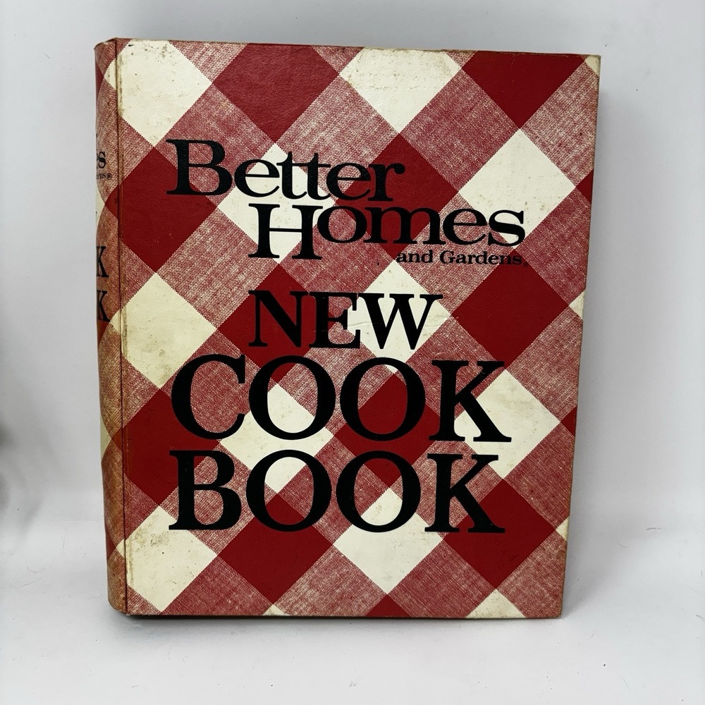Vintage Better Homes & Gardens New Cook Book Red Plaid 5-Ring Binder